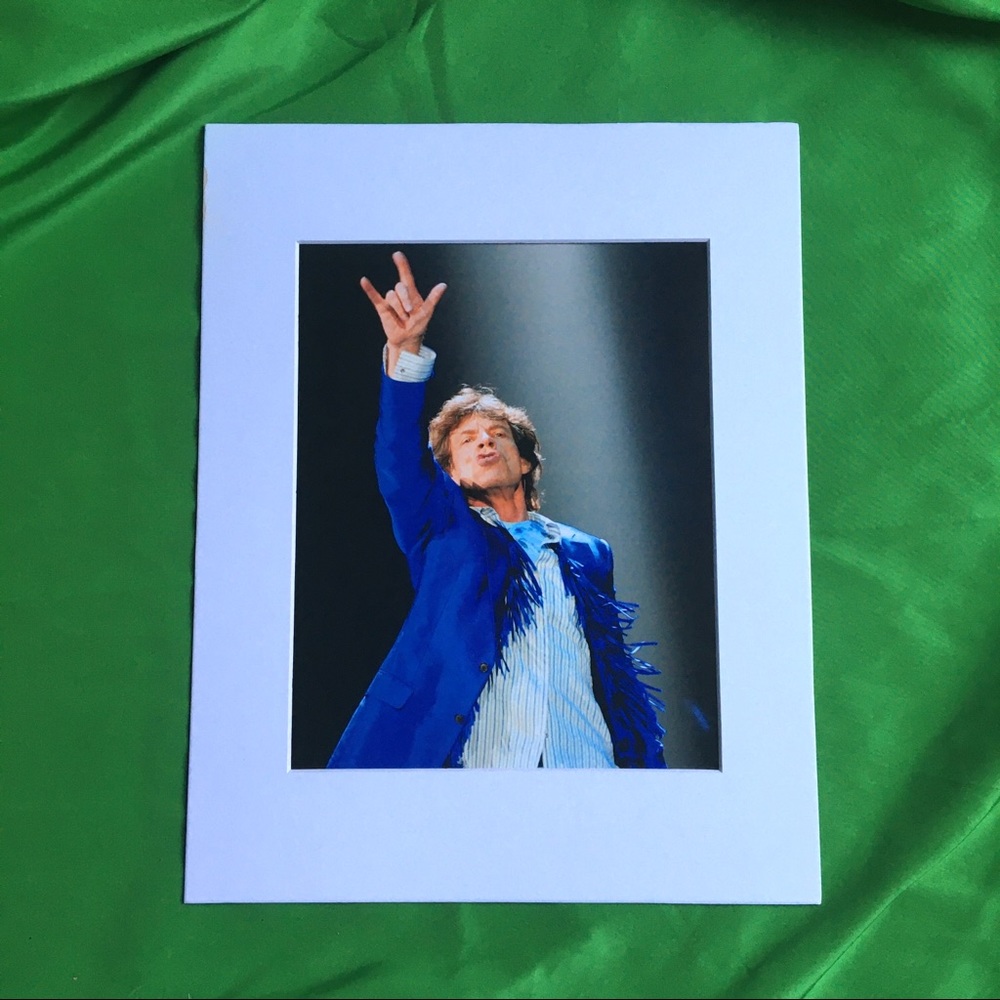 Mick Jagger matted art singer rock Rolling Stones